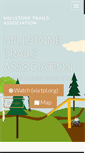 Mobile Screenshot of millstonetrails.com